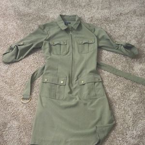 Green Army Dress